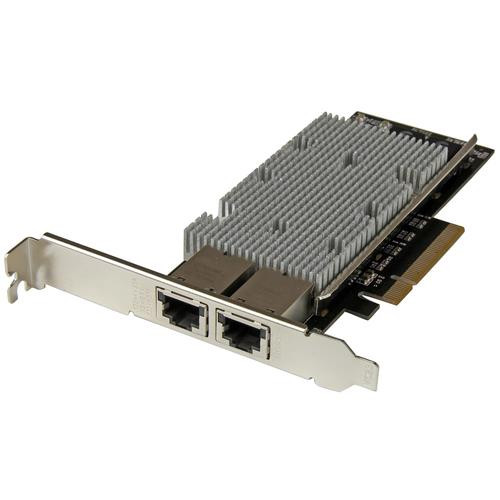 StarTech.com Carte réseau PCI Express à 2 ports 10GBase-T Ethernet avec chipset Intel X540 - ST20000SPEXI