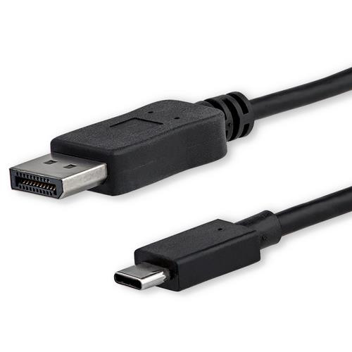 StarTech.com Câble adaptateur USB Type-C vers DisplayPort de 1,8 m - 4K 60 Hz - CDP2DPMM6B