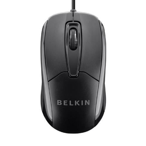 Belkin  souris USB Type-A Optique 800 DPI - F5M010QBLK