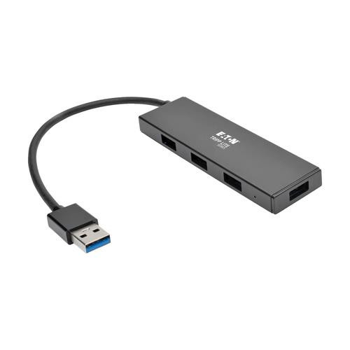 Tripp Lite  hub & concentrateur USB 3.2 Gen 1 (3.1 Gen 1) Type-A 5000 Mbit/s Noir - U360-004-SLIM