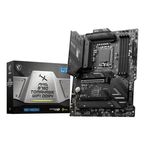 MSI  carte mère Intel B760 LGA 1700 ATX - MAG B760 TOMAHAWK WIFI DDR4 MSI  carte mère Intel B760 LGA 1700 ATX - MAG B760 TOMAHAWK WIFI DDR4