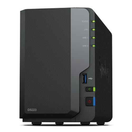 Synology DiskStation  serveur de stockage NAS Bureau Realtek RTD1619B 2 Go DDR4 0 To - DS223