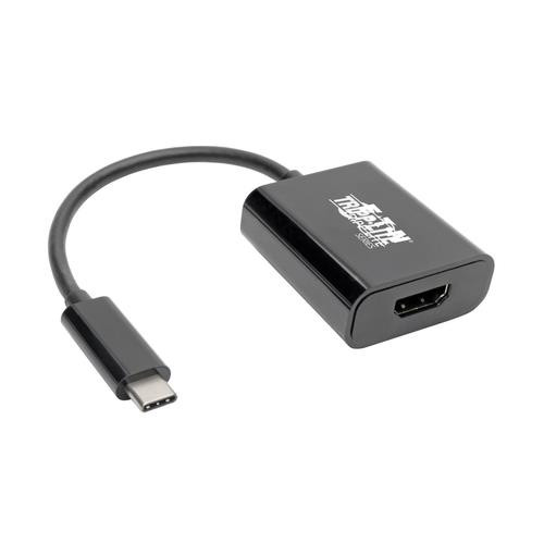 Tripp Lite  câble vidéo et adaptateur 0,15 m HDMI Type A (Standard) USB Type-C Noir - U444-06N-HDB-AM