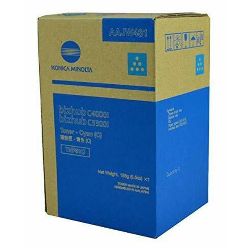 Konica Minolta  Cartouche de toner 1 pièce(s) Original Cyan - AAJW431 Konica Minolta  Cartouche de toner 1 pièce(s) Original Cyan - AAJW431