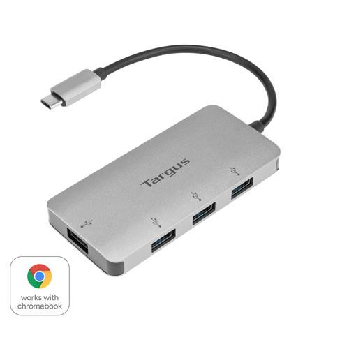 Targus  hub & concentrateur USB 3.2 Gen 1 (3.1 Gen 1) Type-C 5000 Mbit/s Argent - ACH226BT