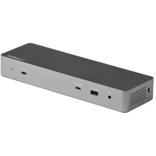 StarTech.com  station d'accueil Avec fil Thunderbolt 3 Noir, Argent - TB3CDK2DH