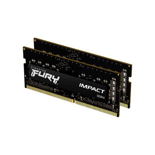 Kingston Technology FURY 16GB 3200MT/s DDR4 CL20 SODIMM (Kit of 2) Impact - KF432S20IBK2/16