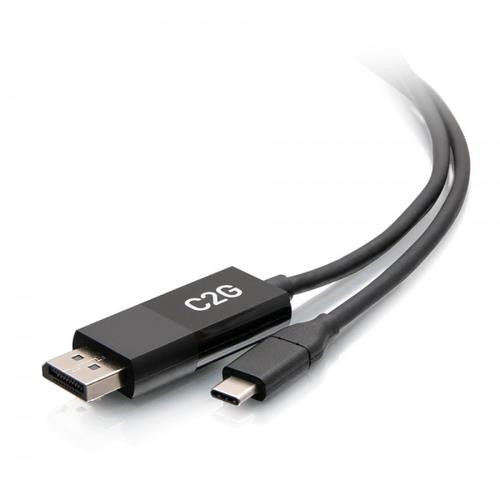 C2G Câble adaptateur USB-C® vers DisplayPort™ 1,8 m - 4K 60 Hz - 54475 C2G Câble adaptateur USB-C® vers DisplayPort™ 1,8 m - 4K 60 Hz - 54475