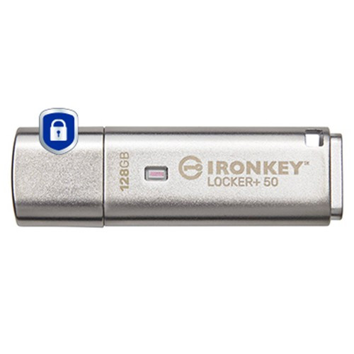 Kingston Technology IronKey 128 Go IKLP50 AES USB, w/256bit Encryption - IKLP50/128GB