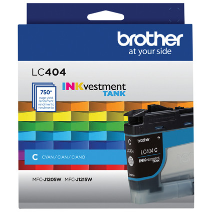 Brother  cartouche d'encre 1 pièce(s) Original Rendement standard Cyan - LC404CS