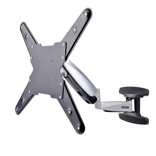 StarTech.com Support Mural TV VESA - Fixation Murale VESA Réglable pour Écrans 23-55" - Support Mural TV Mince Supportant 30kg - Bras Articulé TV 55 pouces - Support Mural TV Pivotant/Extensible/Basculant - FHA-TV-WALL-MOUNT