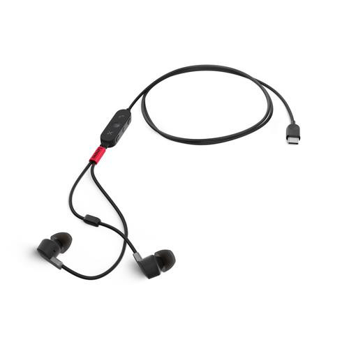 Lenovo  écouteur/casque Avec fil Ecouteurs Musique/Quotidien USB Type-C Noir - 4XD1C99220