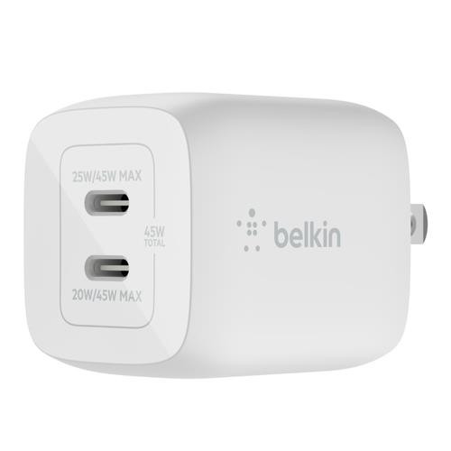 Belkin WCH011dqWH Smartphone, Tablette Blanc Secteur Charge rapide Intérieure - WCH011DQWH