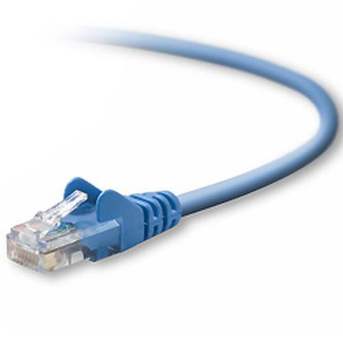 Belkin RJ45 Cat5e Patch Cable, Snagless Molded, 2m câble de réseau Bleu - A3L791B07-BLU-S