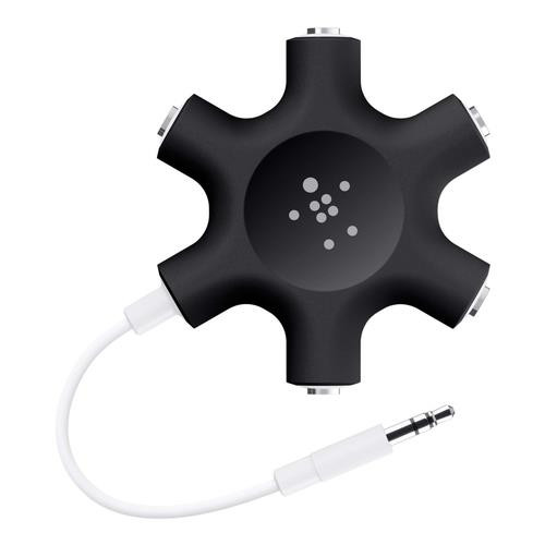 Belkin  câble audio 3,5mm 5 x 3.5mm Noir, Blanc - F8Z274BTBLK