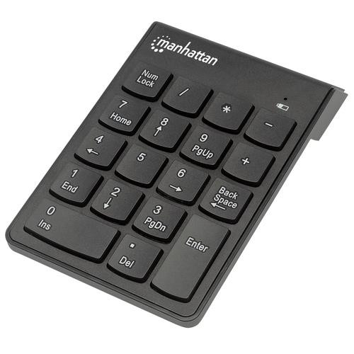Manhattan  clavier numérique PC portable/de bureau RF sans fil Noir - 178846