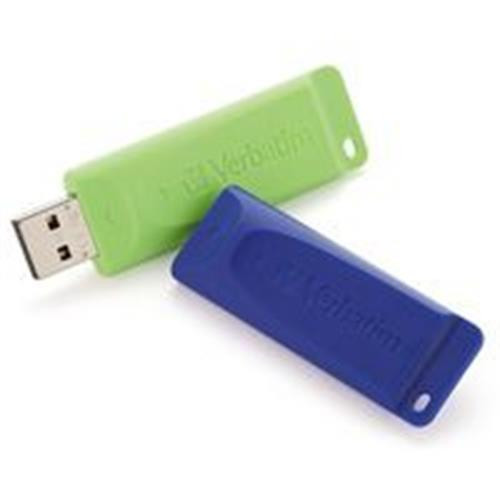 Verbatim 64 GB Store 'n' Go USB Flash Drive lecteur USB flash 64 Go USB Type-A Bleu, Vert - 99812