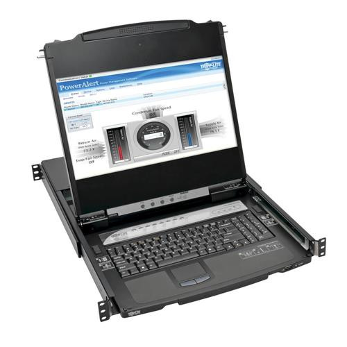 Tripp Lite  commutateur écran, clavier et souris Grille de montage Noir - B030-008-17-IP