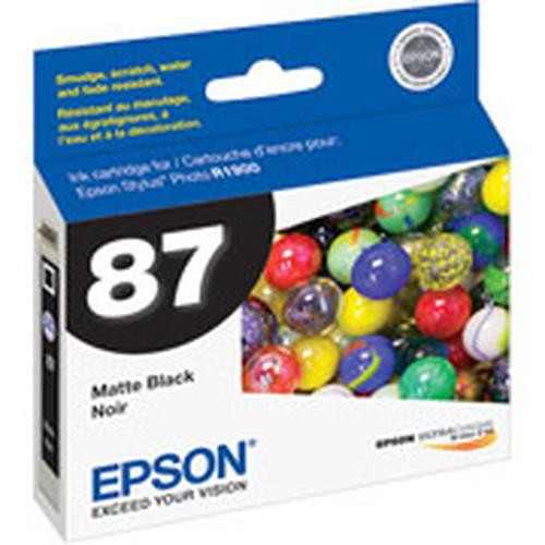 Epson T087820 Matte Black Ink Cartridge cartouche d'encre Original Noir - C13T087820
