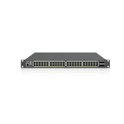 EnGenius  commutateur réseau Géré L2 Gigabit Ethernet (10/100/1000) Connexion Ethernet, supportant l'alimentation via ce port (PoE) 1U Noir - ECS1552FP