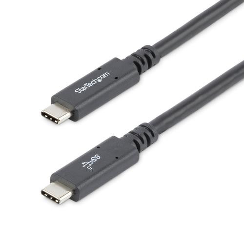 StarTech.com Câble USB-C de 1,8m, USB 5Gbps, 100W (5A) Power Delivery, Certifié Works with Chromebook, 4K 60Hz DP Alt Mode, Certifié USB-IF - Compatible Thunderbolt - USB315C5C6