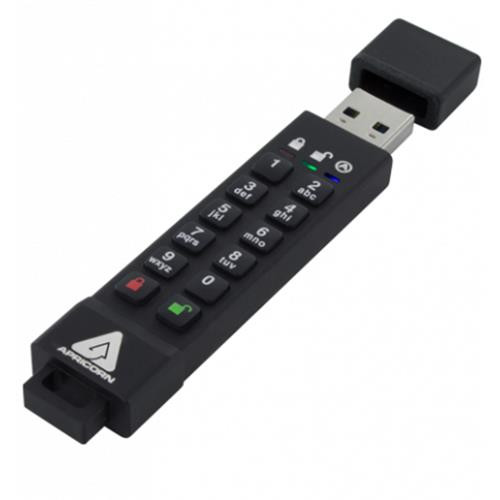 Apricorn 32GB Aegis Secure Key 3z lecteur USB flash 32 Go USB Type-A 3.2 Gen 1 (3.1 Gen 1) Noir - ASK3Z-32GB