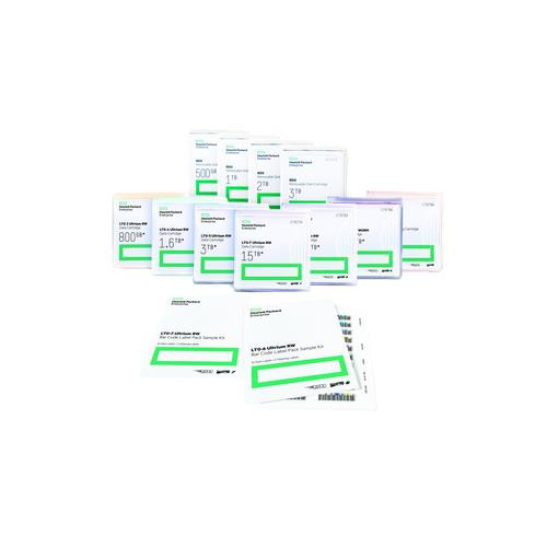 HPE LTO-5 Ultrium RW Bar Code Label Pack - Q2011A
