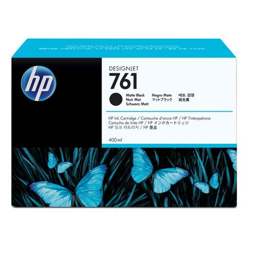 HP 761 cartouche d'encre DesignJet noir mat, 400 ml - CM991A