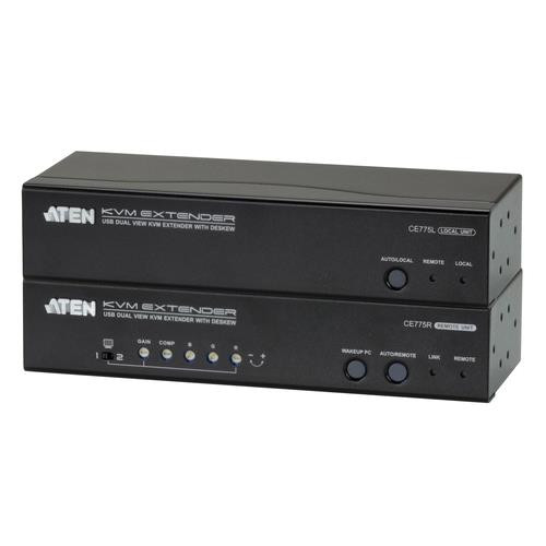 ATEN  extension audio/video Émetteur et récepteur AV Noir - CE775
