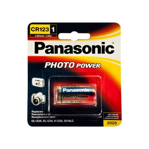 Panasonic  pile domestique Batterie à usage unique Lithium - CR-123APA/1B