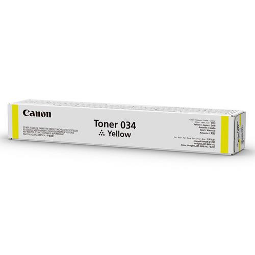 Canon 034 Cartouche de toner 1 pièce(s) Original Jaune - 9451B001