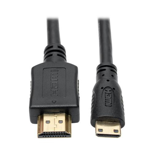 Tripp Lite  câble HDMI 0,3 m HDMI Type C (Mini) HDMI Type A (Standard) Noir - P571-001-MINI Tripp Lite  câble HDMI 0,3 m HDMI Type C (Mini) HDMI Type A (Standard) Noir - P571-001-MINI