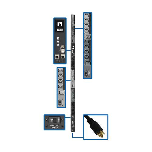 Tripp Lite  unité de distribution d'énergie 30 sortie(s) CA 0U Noir - PDU3EVSR10L2130