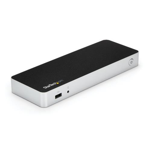 StarTech.com  station d'accueil Avec fil USB 3.2 Gen 1 (3.1 Gen 1) Type-C Noir, Argent - MST30C2HHPD