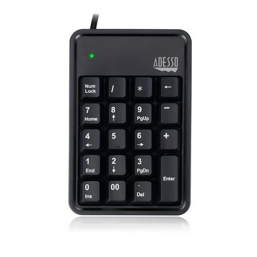 Adesso  clavier numérique Universel USB Noir - AKB-600HB