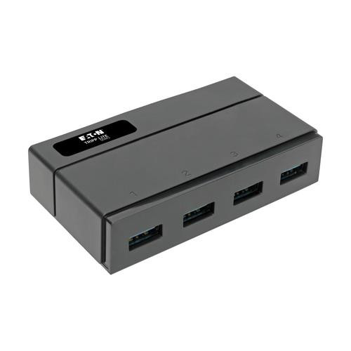 Tripp Lite  hub & concentrateur USB 3.2 Gen 1 (3.1 Gen 1) Type-B 5000 Mbit/s Noir - U360-004-2F