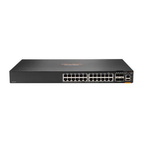 HPE Aruba Networking CX 6200F 24G 4SFP+ Géré L3 Gigabit Ethernet (10/100/1000) 1U Noir - JL724A#ABA