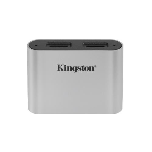 Kingston Technology Lecteur de cartes microSDHC/SDXC UHS-II USB3.2 Gen1 Workflow à double logement - WFS-SDC