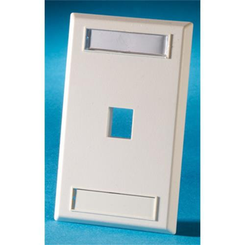 Ortronics  Plaque de commutation et obturateur Blanc - KSFP1