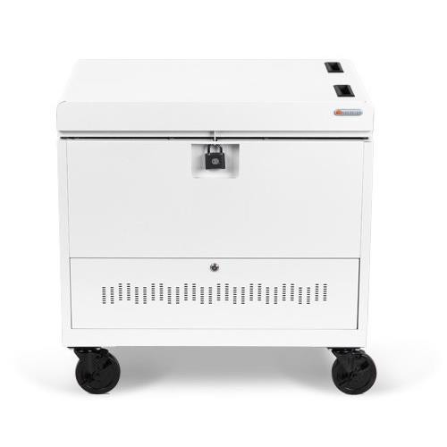 Bretford CUBE Toploader Classe mobile de charge et de gestion Blanc - TVTL30CADUSB-AW