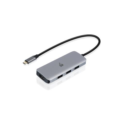 iogear  station d'accueil Avec fil USB Type-C Gris - GUD3C8K2P