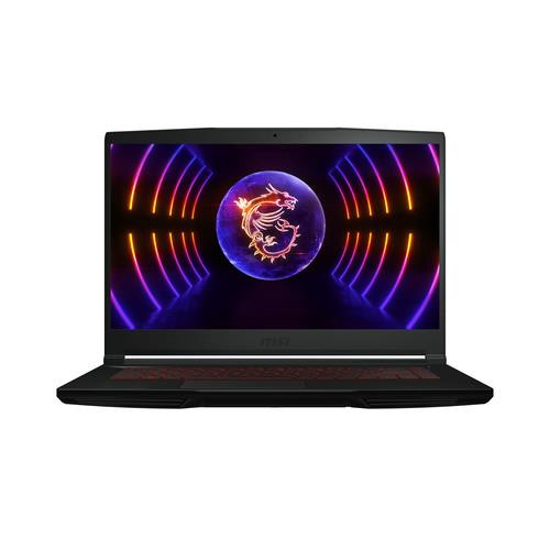 MSI Gaming Thin GF63 12UDX-038CA Intel® Core™ i7 i7-12650H Ordinateur portable 39,6 cm (15.6") Full HD 16 Go DDR4-SDRAM 512 Go SSD NVIDIA GeForce RTX 3050 Wi-Fi 6 (802.11ax) Windows 11 Home Noir - THIN GF63 12UDX-038CA