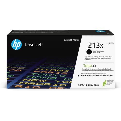 HP 213X Toner LaserJet authentique Grande capacité Noir - W2130X