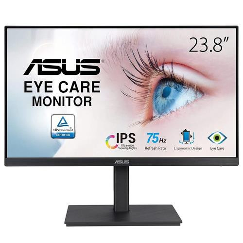 ASUS VA24EQSB écran plat de PC 60,5 cm (23.8") 1920 x 1080 pixels Full HD LED Noir - 90LM056F-B01170
