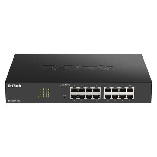 D-Link  commutateur réseau Géré L2 Gigabit Ethernet (10/100/1000) Connexion Ethernet, supportant l'alimentation via ce port (PoE) Noir - DGS-1100-24PV2