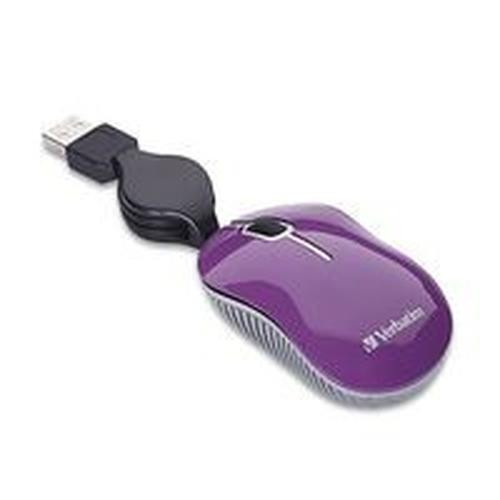 Verbatim  souris Voyage Ambidextre USB Type-A Optique - 98617