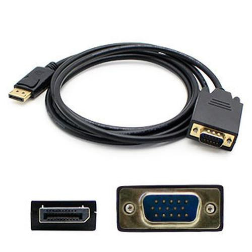 AddOn Networks  câble vidéo et adaptateur VGA (D-Sub) DisplayPort Noir - DP2VGA-HDMI-DVI-B