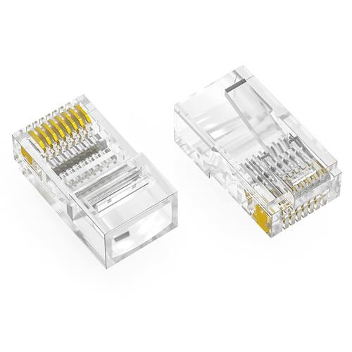 Axiom  connecteur de fils RJ-45 Transparent - RJ45C6AUF100-AX