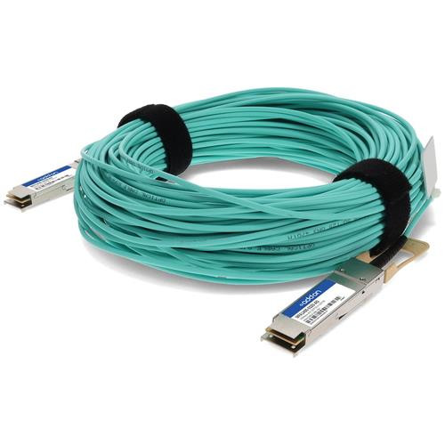 AddOn Networks  câble InfiniBand et à fibres optiques 20 m QSFP28 Couleur aqua, Argent - MFA1A00-E020-AO