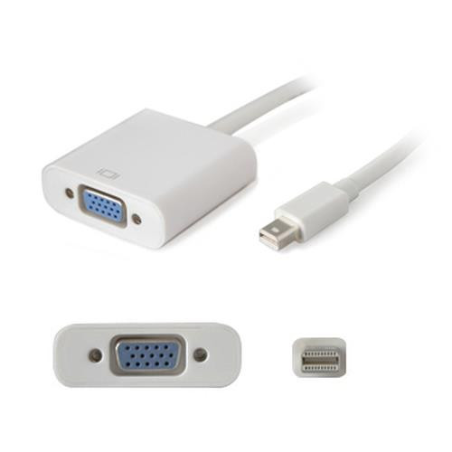 AddOn Networks  câble vidéo et adaptateur 0,2 m mini DisplayPort VGA (D-Sub) Blanc - MDISPLAYPORT2VGAW